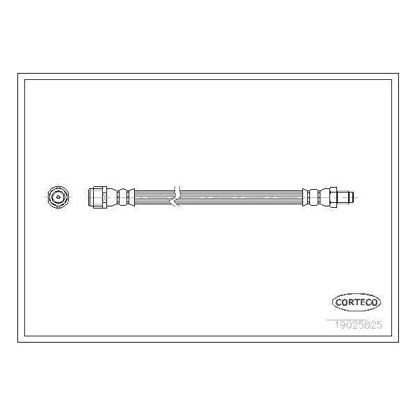 Corteco Brake Hose, 19025825 19025825 - main